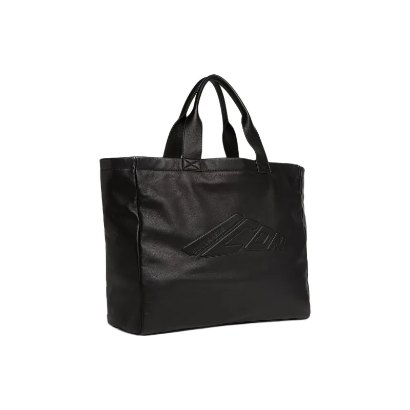 DSQUARED 2 Icon Logo Embossed Large Tote Bag-1