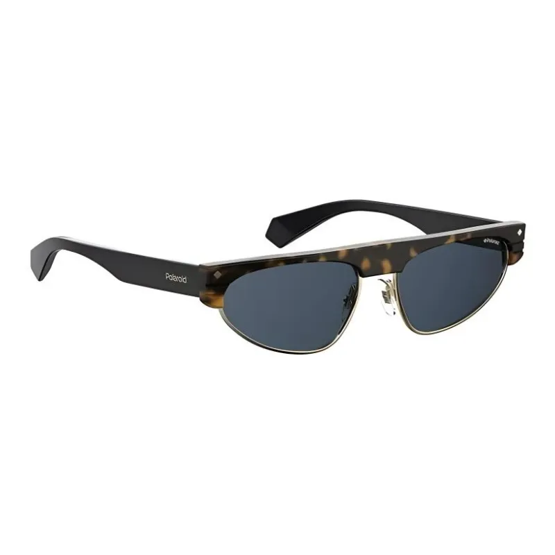 Polaroid Metal Butterfly Sunglasses Women's Black-2