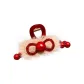 Red Figure-8 Bowknot Claw Clip[11cm]