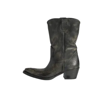 MIU MIU Texan Ankle Boots 4.5cm Women's Brown
