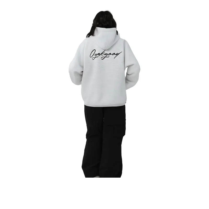 OGEK Sweatshirt Unisex White Heather Gray-3