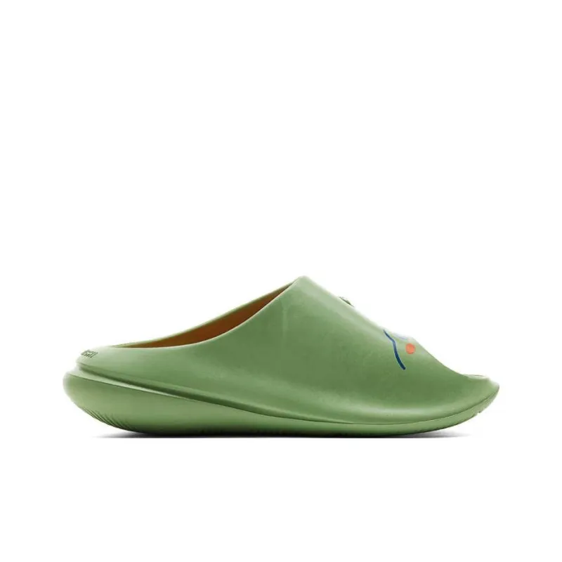 PEAK Basketball Culture Series Slide Slippers Men's Emerald Green-1