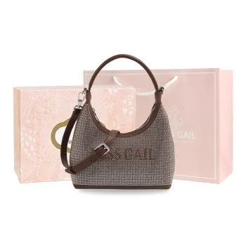MISS GAIL Handbags Brown Diamond