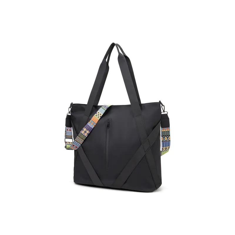 TAKI PU Crossbody Bag Shoulder Bag Regular Unisex Black/Gray Brown-6