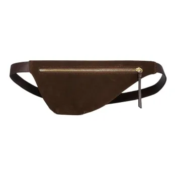 Rag & Bone Leather Shoulder Bags Fanny Pack Mini Women's Dark Coffee