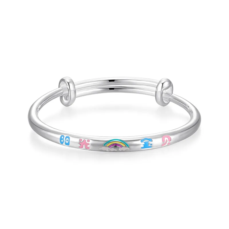 KADER 999 Fine Silver Bangles Kids' Silver Box-1