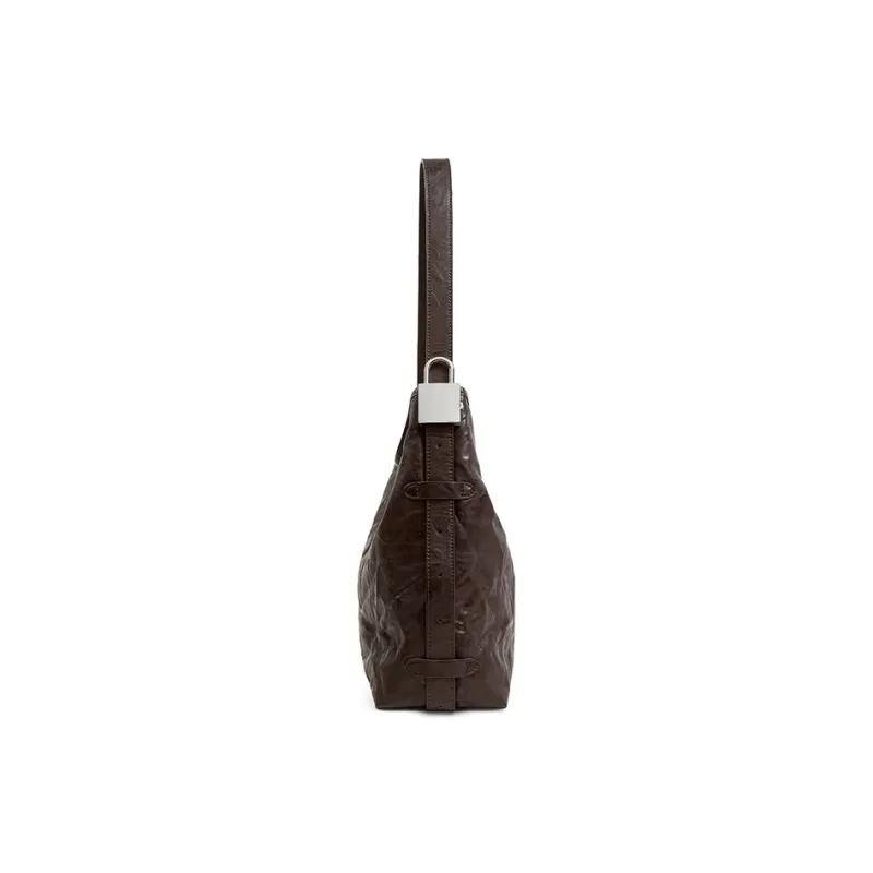 Teenmix Synthetic Leather Shoulder Bag, Crossbody Bag, Hobo Bag, Tote Bag Tubas Women's Agarwood/Ebony/Black-10
