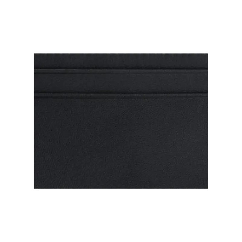 HUGO BOSS Matte Leather Card Holder Men's Black-4