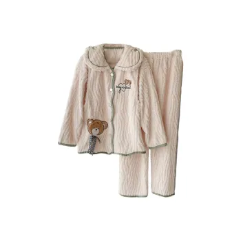 Maultiay Pajama Set Women's Apricot