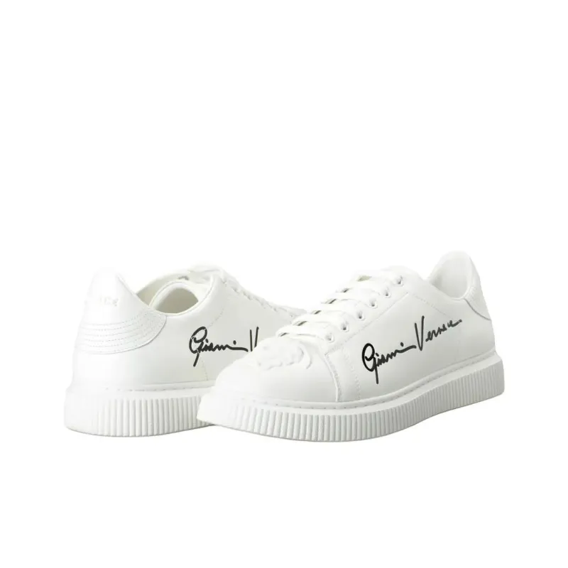 FANSIZHE Gianni Low-Top Skateboard Shoes Men's White-5