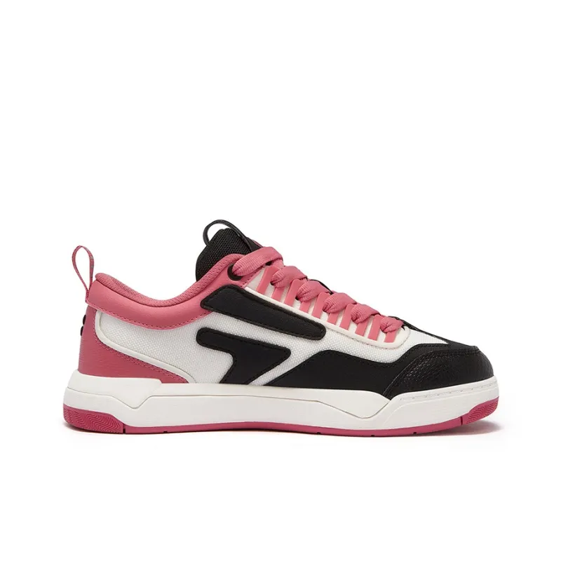 FILA FUSION Anti Slip Wear Resistant Low Top Skateboard Shoes Women's Pink-1