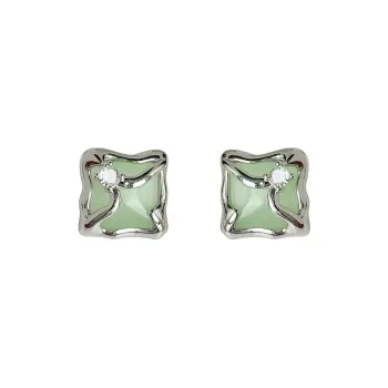 QIANFANGDAHUANGYE Zircon Stud Earrings Women's