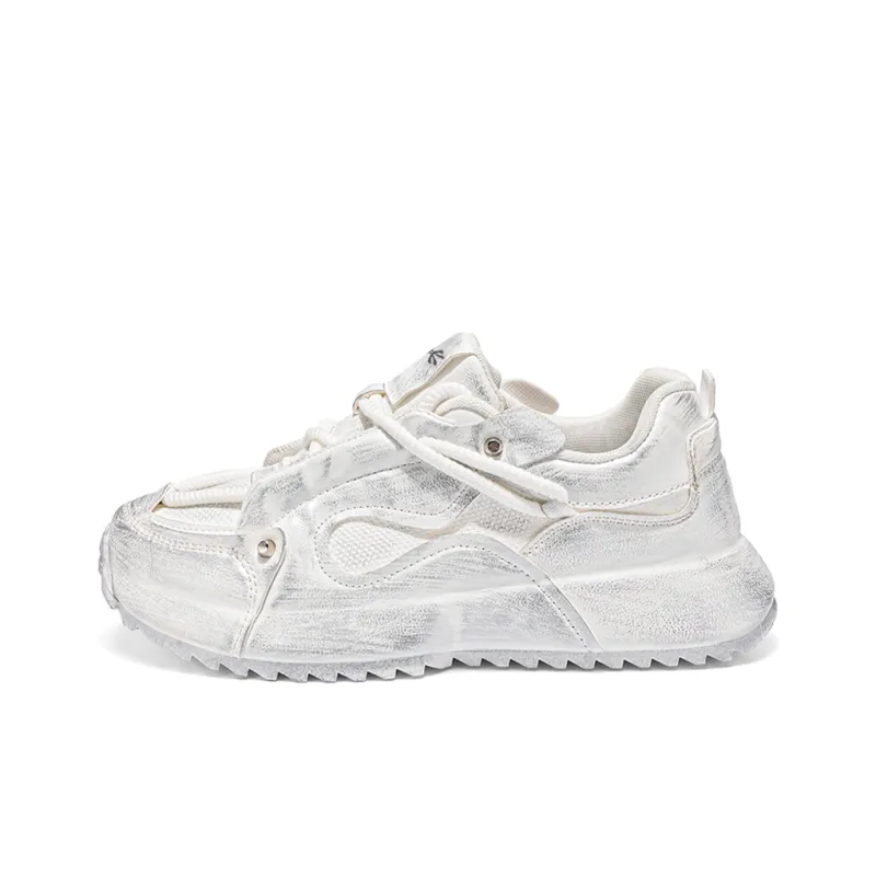 YUZHAOLIN Anti Slip Wear Resistant Low Top Chunky Sneakers Men's-3