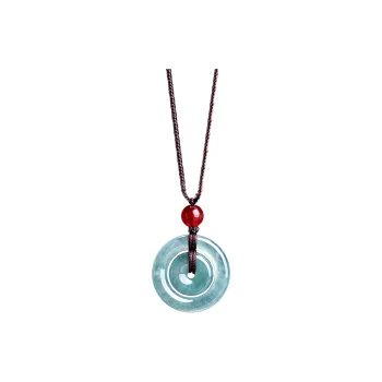 Emerald Ice Glutinous Necklaces Unisex