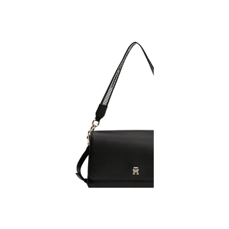 Tommy Hilfiger PU Crossbody Bag, Shoulder Bag Regular Women's Black-3