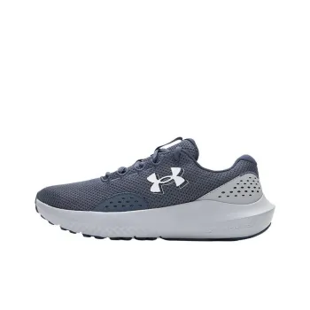 Under Armour Surge 4 Slip Resistant Breathable Low Top Casual Running Shoes Men's Gray