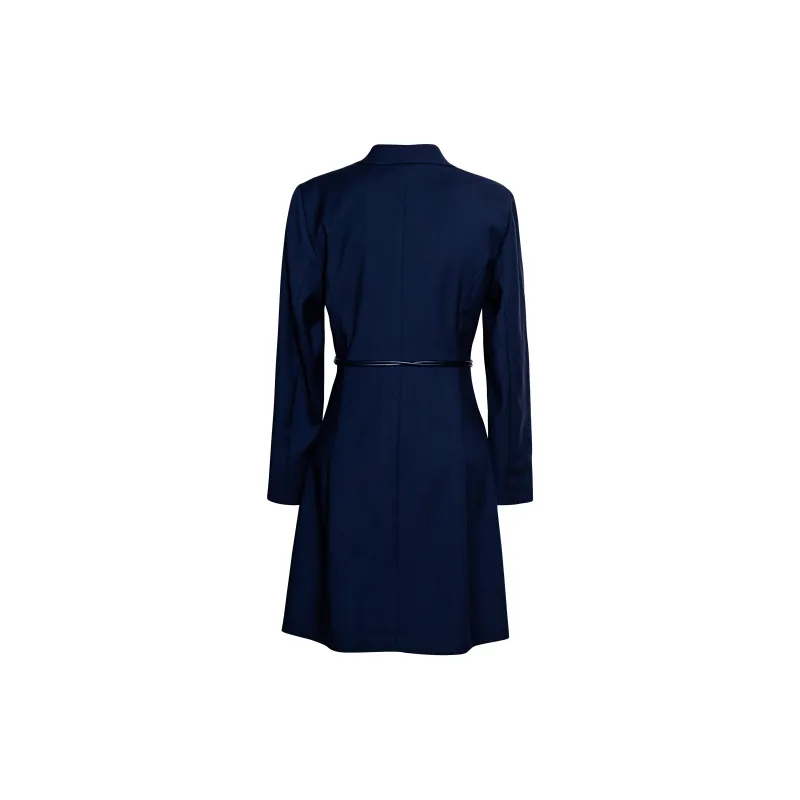 ROEYSHOUSE Long Sleeved Dresses Women's Dark Blue-1