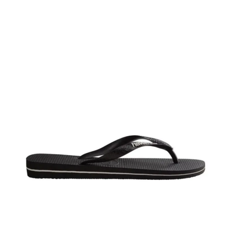 Havaianas Abrasion-Resistant Slide Slippers Unisex Smoke Black-1