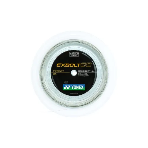 YONEX Badminton Racket Strings White Nylon, Forged Fiber Court Unisex