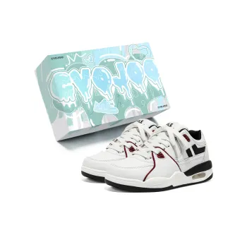 CVOJOO Gift Box Set Height Increasing Low Top Casual Shoes Unisex Red Black