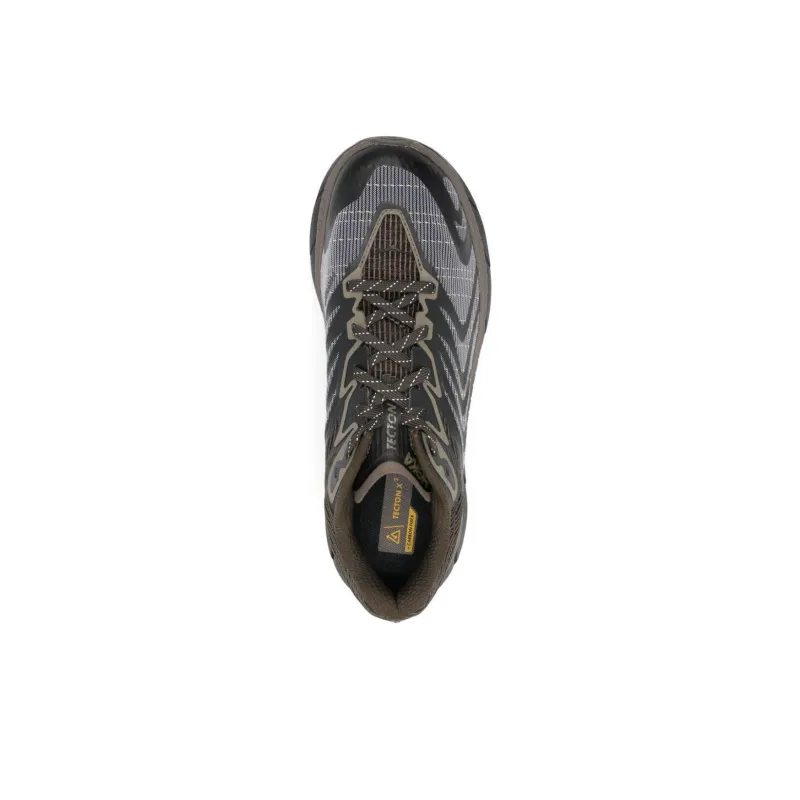 HOKA ONE ONE Anti Slip Wear Resistant Low Top Running Shoes Unisex Dark Brown/Black-2