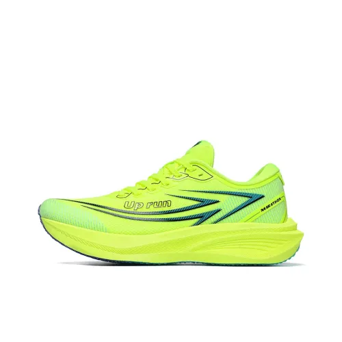 Up Run Fierce Wind Rocket Running Shoes Unisex Glow In The Dark Green