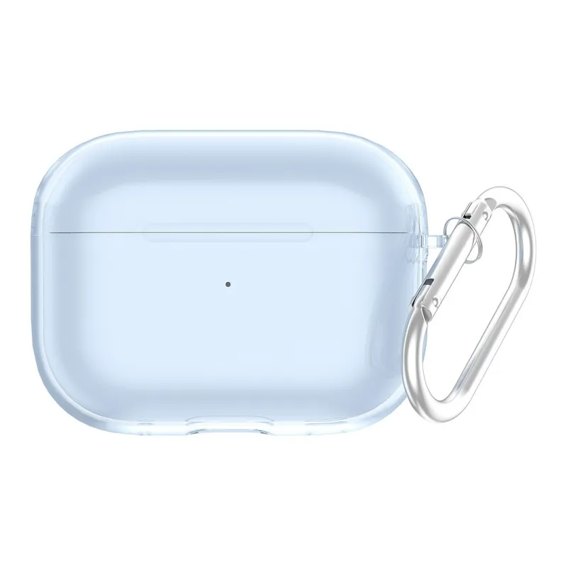 Tong Tong Rabbit Compatibility Airpods Pro2/airpods4 TPU Headphone Case Transparent Impact Resistant Soft Shell Apple-4