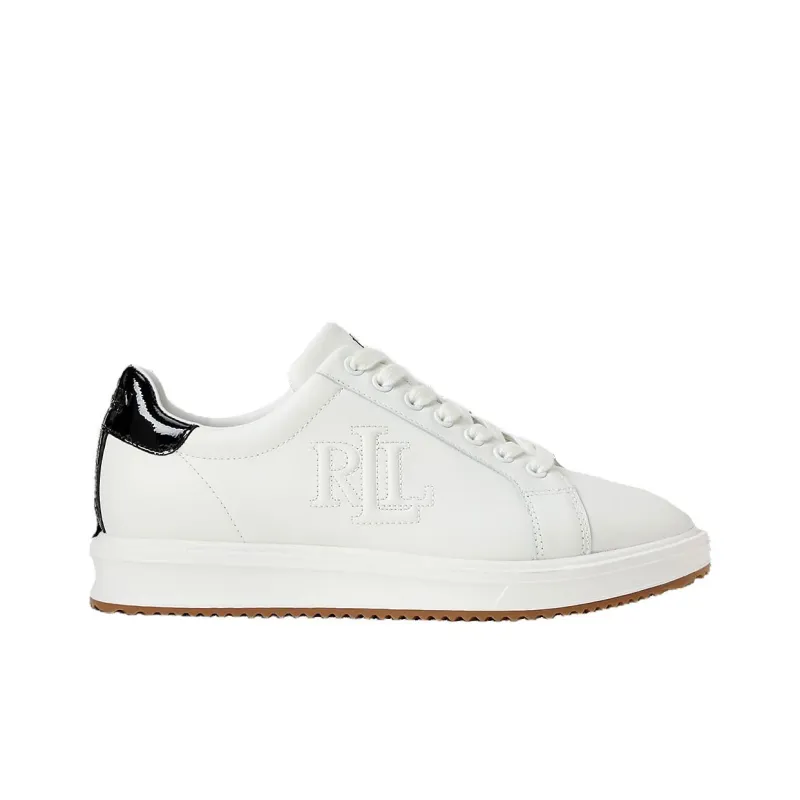 LAUREN RALPH LAUREN Ainsley Low-Top Skateboard Shoes Women's White-1
