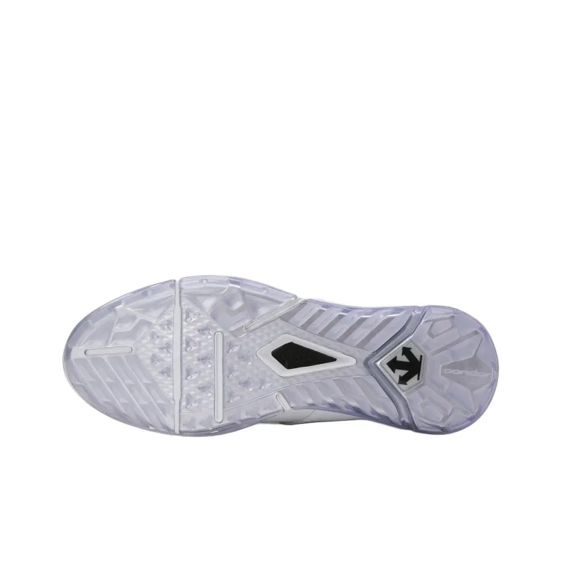 DESCENTE Anti Slip Wear Resistant Low Top Golf Shoes Unisex White-5