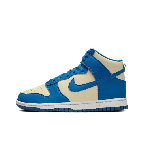 Nike Dunk High Next Nature Light Khaki Star Blue Women's