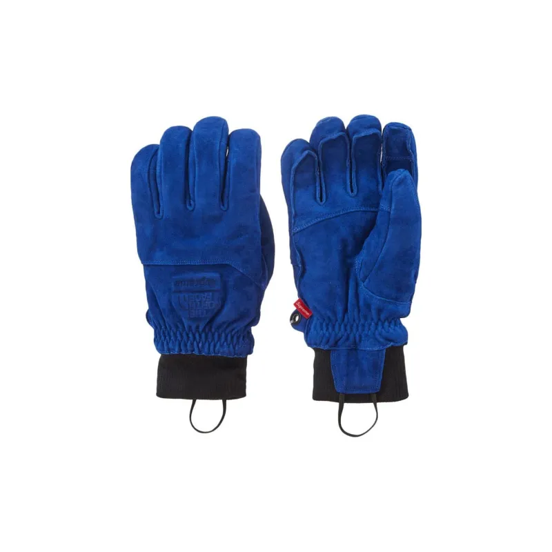 Supreme Suede Gloves Unisex Blue-1