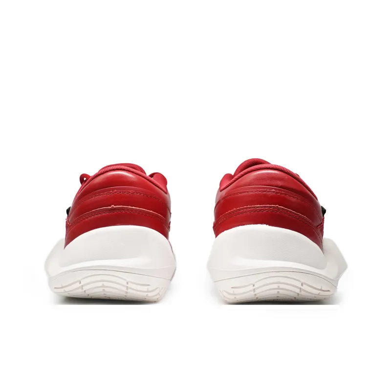 Serious Player Only Cushioning Anti Slip And Wear Resistant Low Top Basketball Shoes Unisex White Red-3