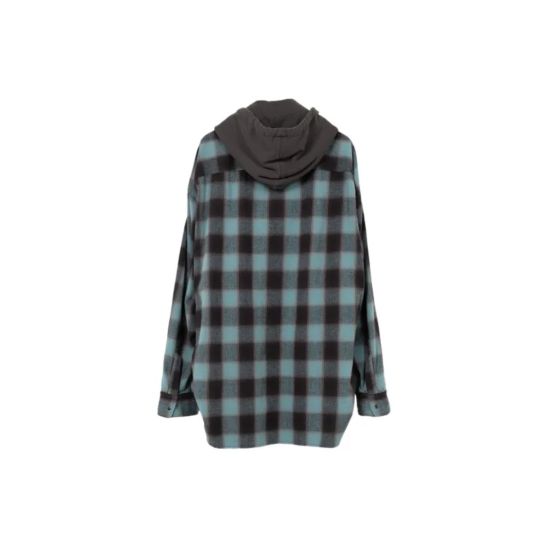 Maison Mihara Yasuhiro Double Layered Check Shirt-1