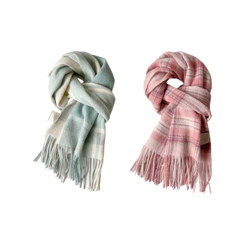 YUZHAOLIN Wool Knit Scarves Unisex-7