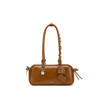 MCMIKO Cow Leather Baguette Underarm Shoulder Bag Medium Size Women's Multicolor