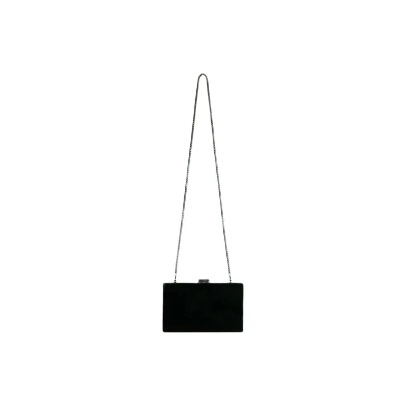 Gemy Maalouf Velvet Clutch Women's Dark Green-2