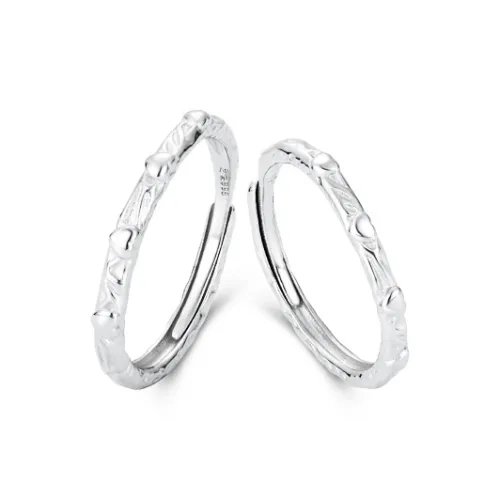 GLOIRE S999 Fine Silver Rings Unisex Exquisite Luxe Niche Design Advanced Feel Everyday Versatile Date Commute Style