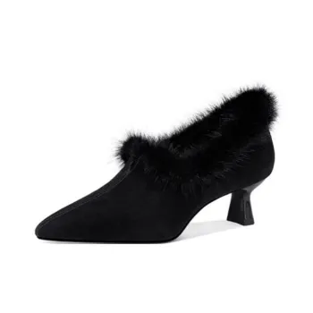 JESSICA SOPHIA Flared Heel High Heels 5cm Women's