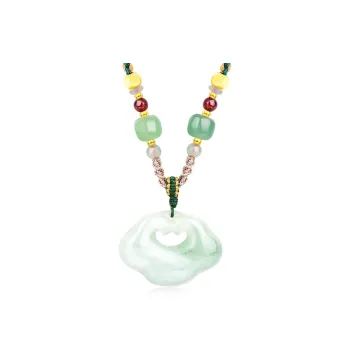 Emerald Dynasty Tianshan Jade Jade Necklaces Unisex