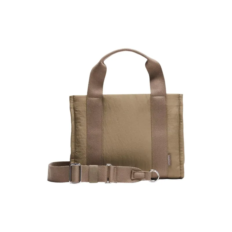 Lululemon Nylon Tote Bag, Shopping Bag, Shoulder Bag, Crossbody Bag, Handbag Mini Women's Deer Umber-1