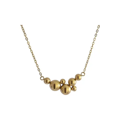 ANARTXY Steel Necklaces Unisex Gold