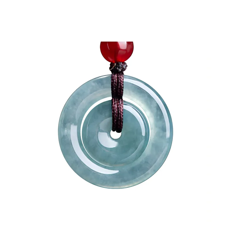Emerald Ice Glutinous Necklaces Unisex-1