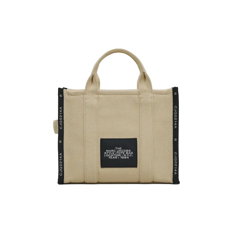 MARC JACOBS Jacquard Tote Bag, Shopping Bag, Shoulder Bag, Crossbody Bag, Handbag Medium Size Women's Sand-2