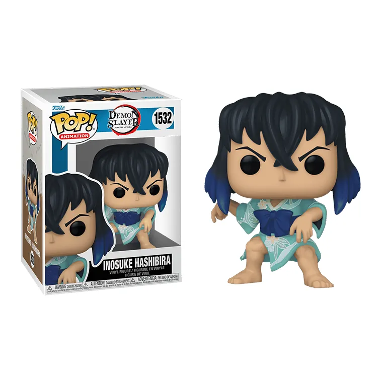 Funko Demon Slayer  Kimetsu No Yaiba Inosuke Hashibira In Kimono Chibi Figures-1