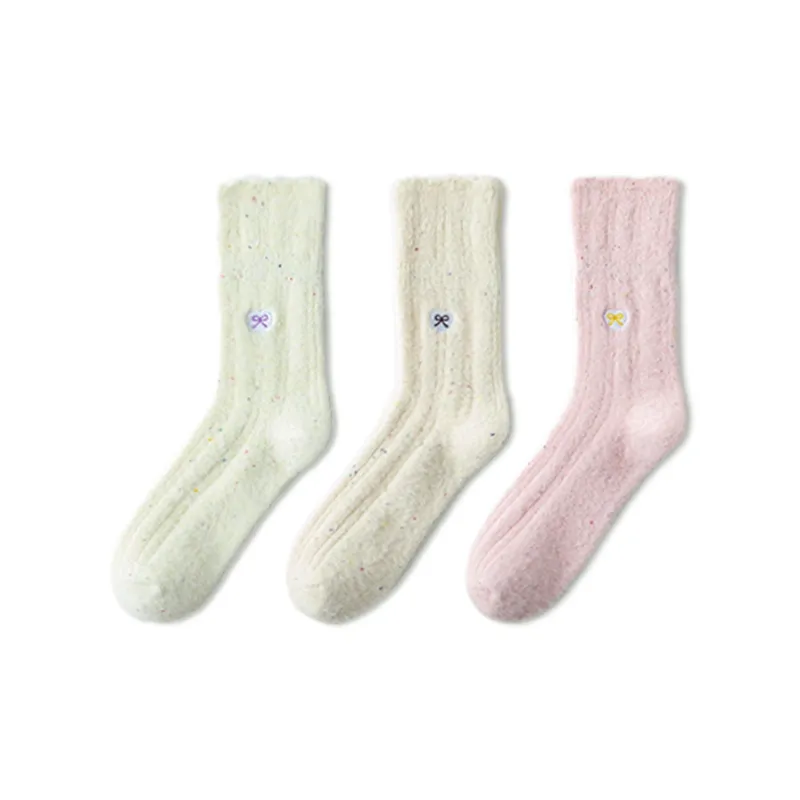 COTTON CHEESE Mid Calf Socks Women's 3 Pack-4