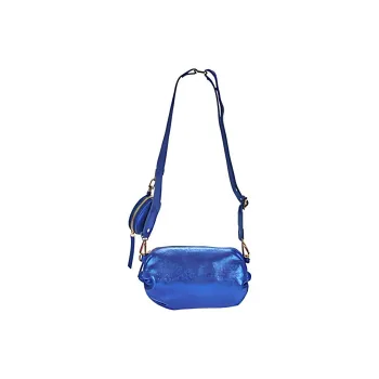 Petite Mendigote Leather Crossbody Bag, Shoulder Bag Regular Women's Blue
