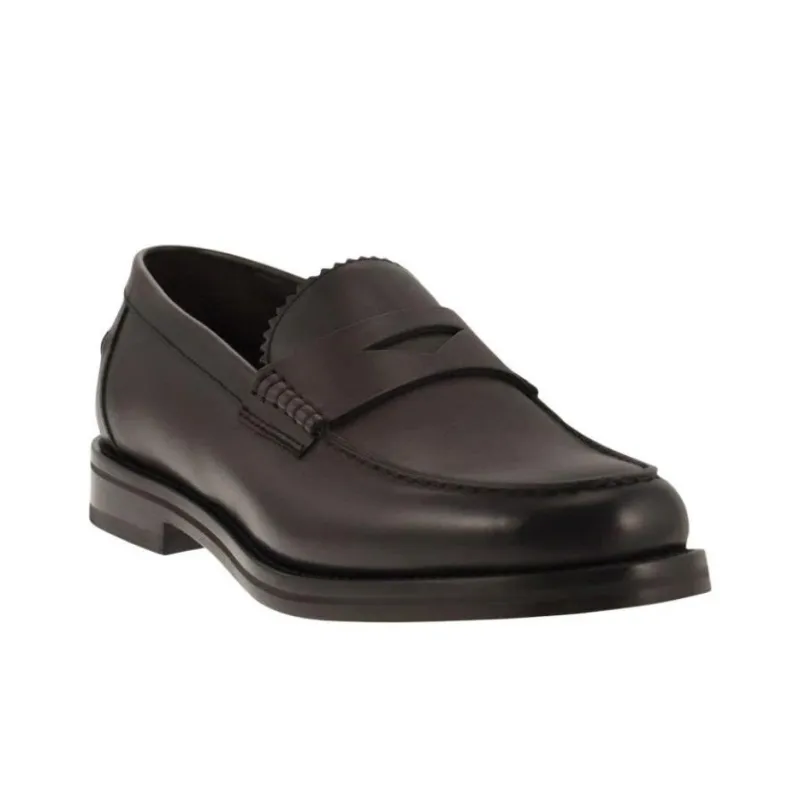 DOUCAL'S PENNY Loafers 3cm Men's Brown-3