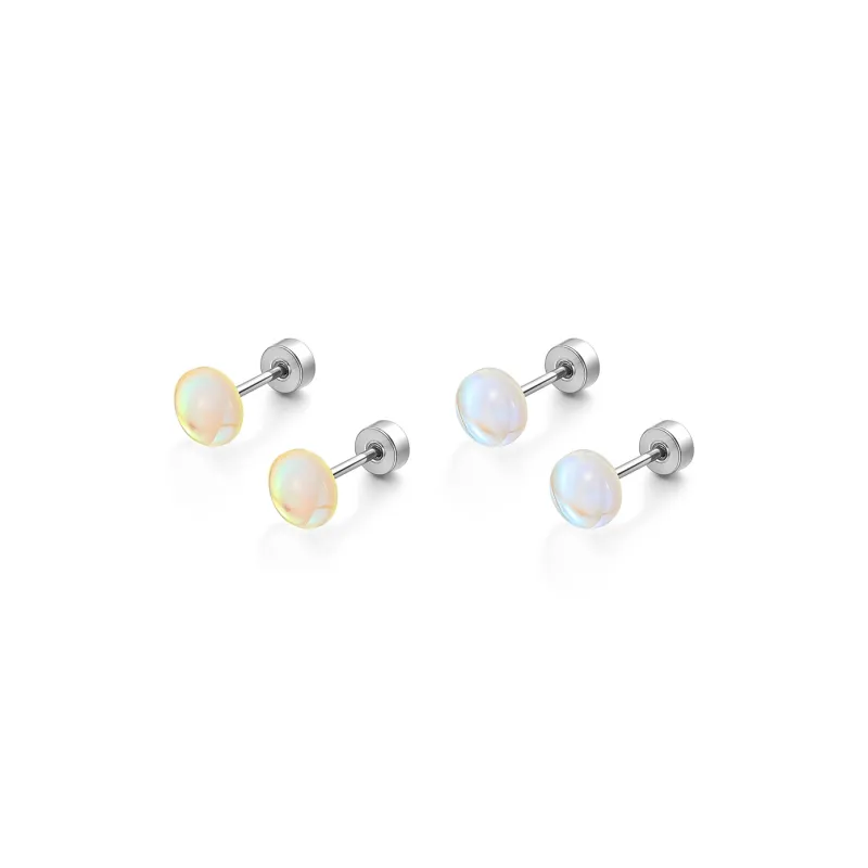 JAY Resin Stud Earrings Women's-15