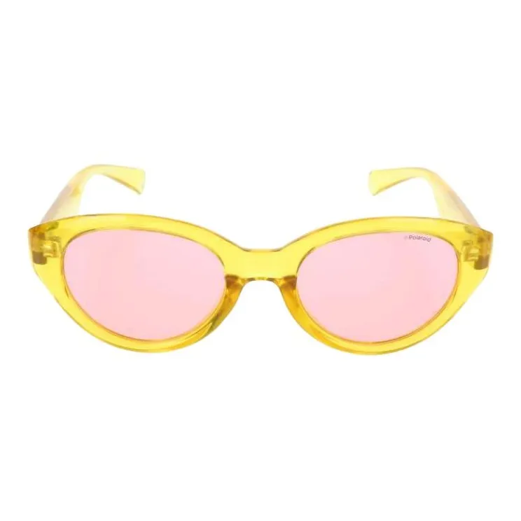 Polaroid Polycarbonate Cat Eye Sunglasses Unisex Yellow-1