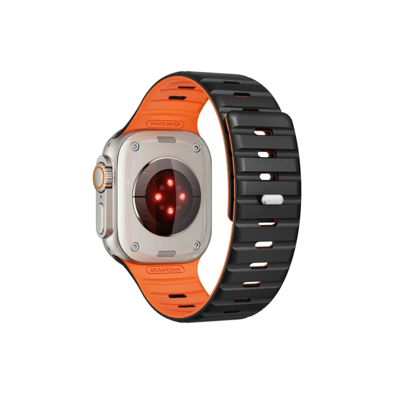 SOOPSORI Watch Band Apple Compatibility Silicone Material-4